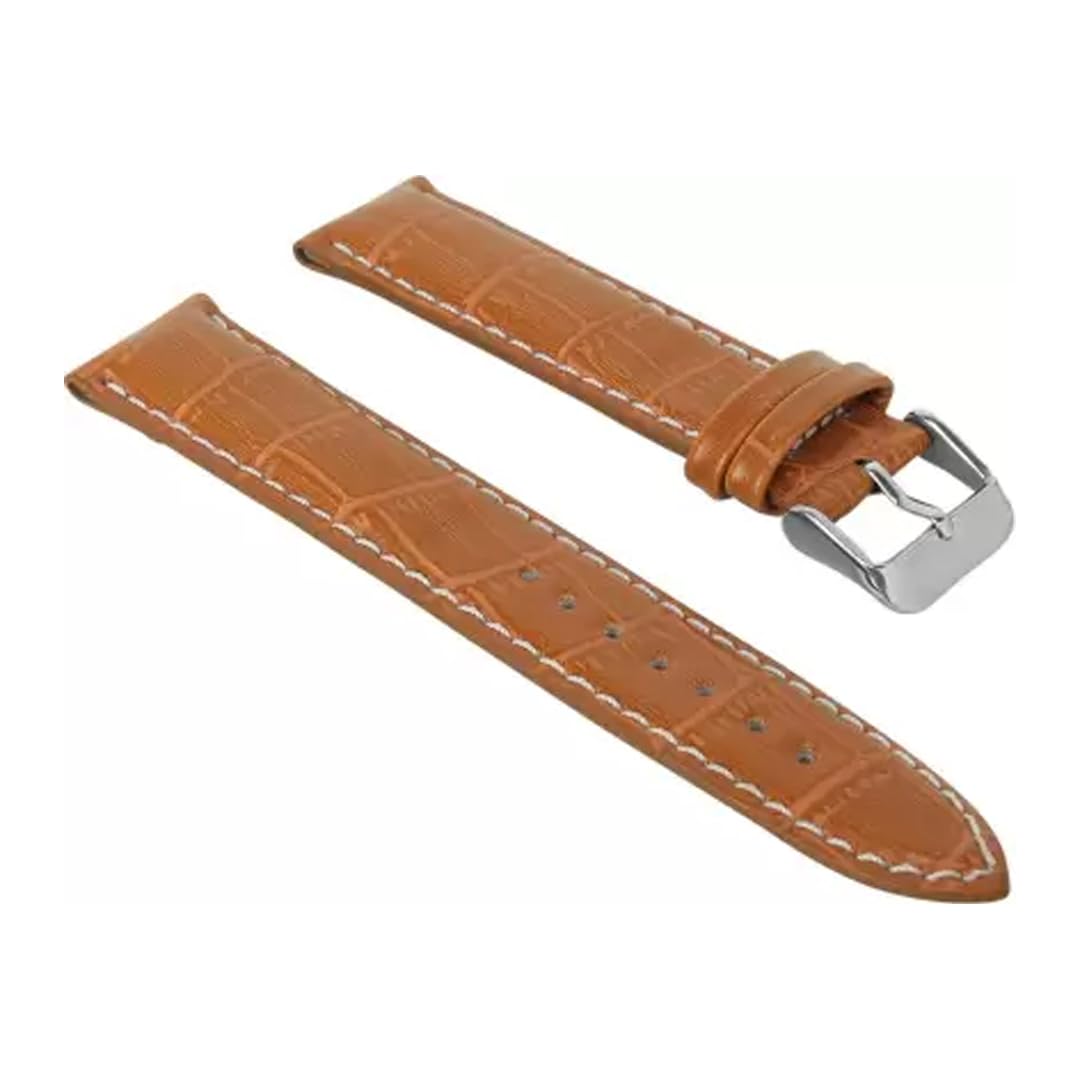 Brown 22mm Genuine leather Strap For Watch and Smart Watch for All 22mm (B0D17XD1WD) Amazon Price History, Amazon Price Tracker