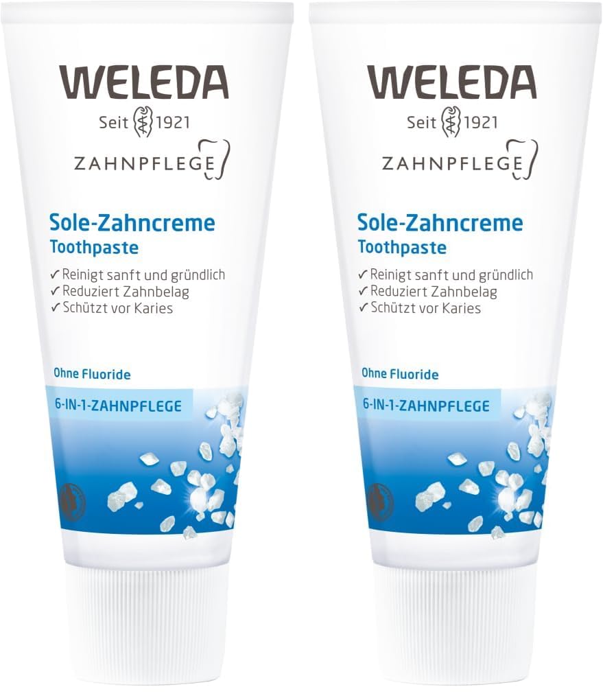 Weleda Deniz Tuzu Mineralli Organik Diş Macunu 75 ml (2 paketi)
