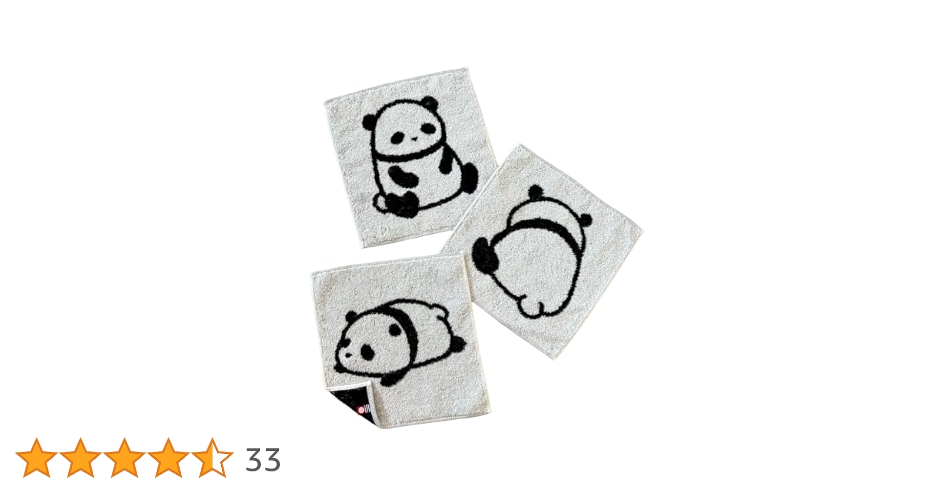 Amazon｜今治タオル ぱんだ mini mini ハンカチタオル 3枚セット