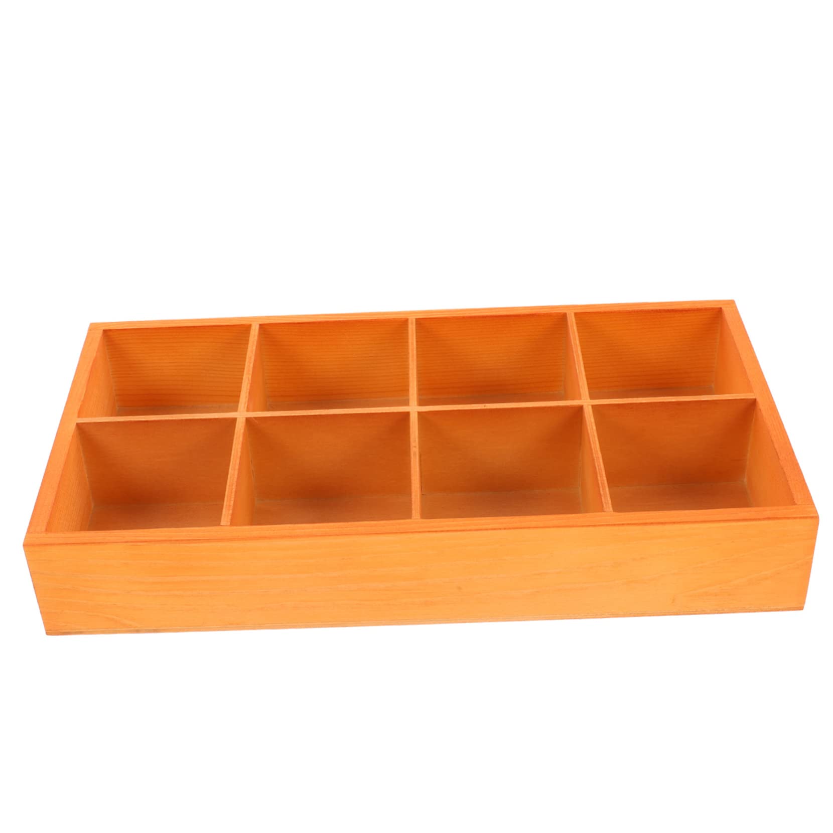 PRETYZOOM Snack Storage Box Tea Organizer Sugar Packet Holder Small Storage Containers Jewelry Storage Boxes Light Brown Wooden