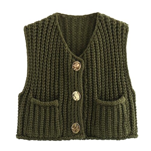 トップス HIGH GAUGE WJQ KNIT SLEEVELESS CARDIGAN 51xyrg48f8L.jpg