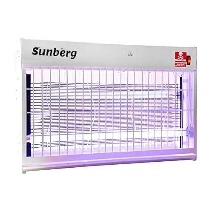Sunberg 30w Electric System Uv Tube Slim Flying Insect Killer/Catcher/Bug Zapper Repellent (White)