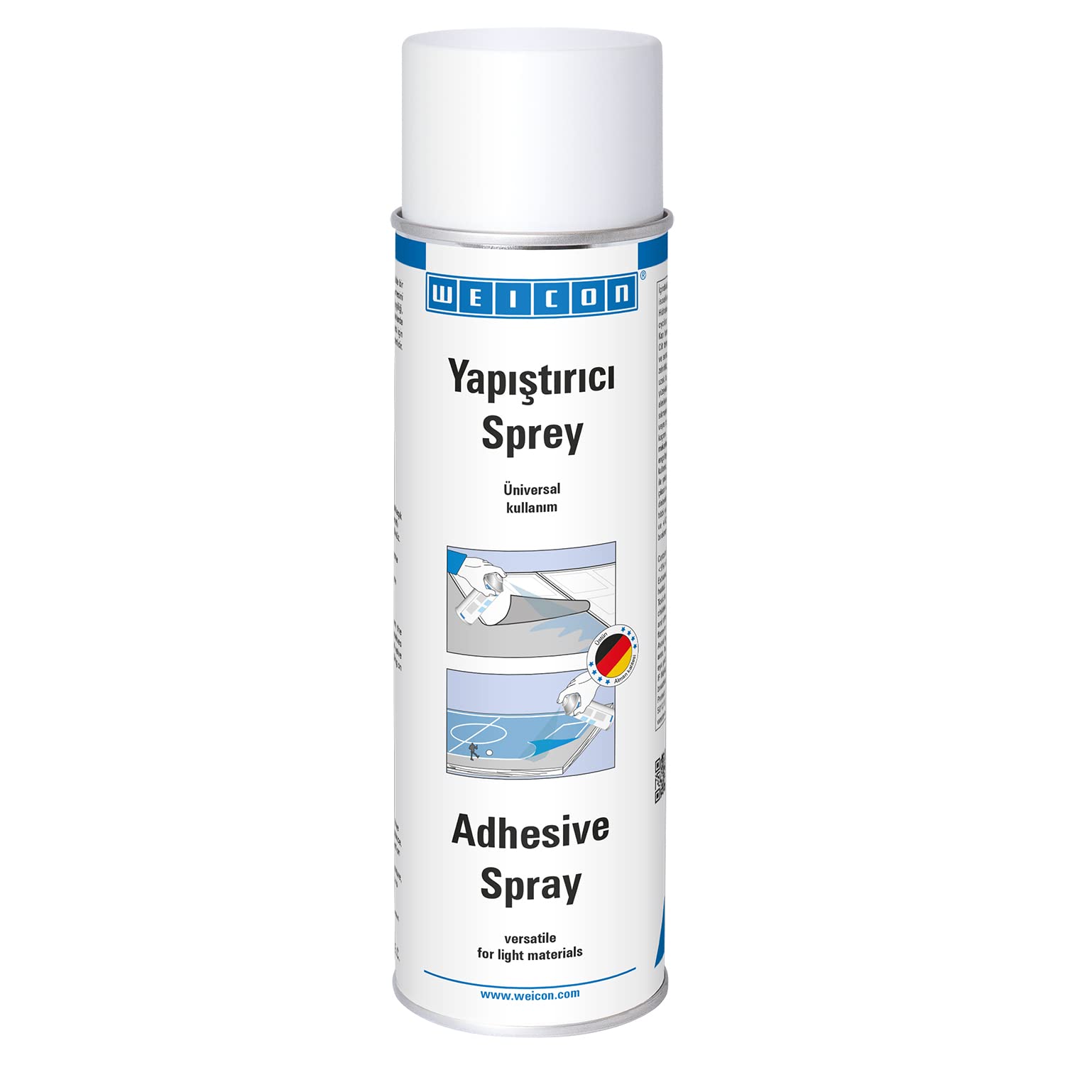 Weicon Sprey Yapıştırıcı | Püskürtülebilir Üniversal Yapıştırıcı | Hafif Malzemeler | 500ml