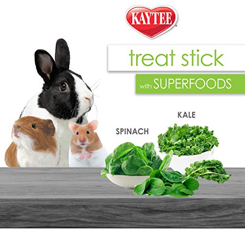 Kaytee Small Animal Treat Stick with Superfoods, Spinach & Kale, 5.5 oz - image 4