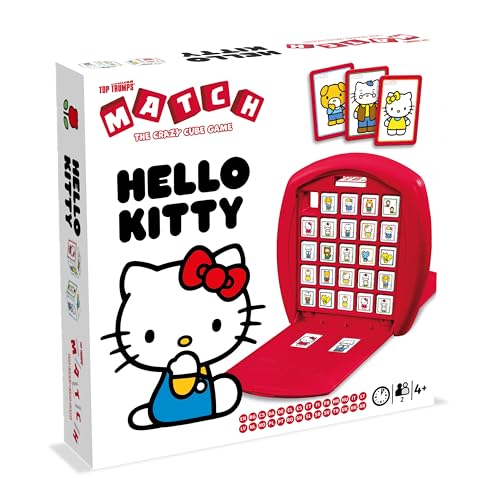 Jeu de société - Winning Moves - Match Hello Kitty - Alignez 5 Cubes identiques pour Gagner, Rose