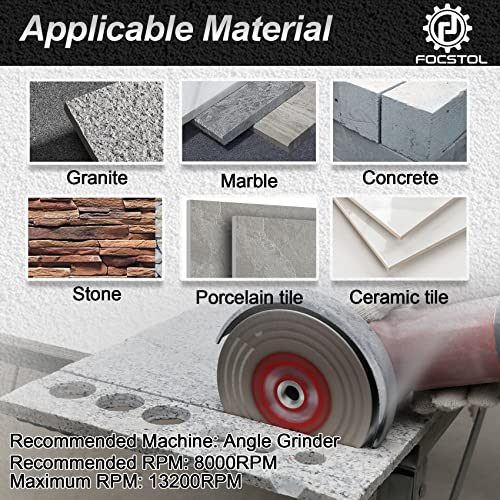 FOCSTOL Disco Diamantato 115mm - Doppio lato