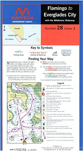 Maptech Waterproof Charts WPC028: Flamingo to Everglades City Waterproof Chart
