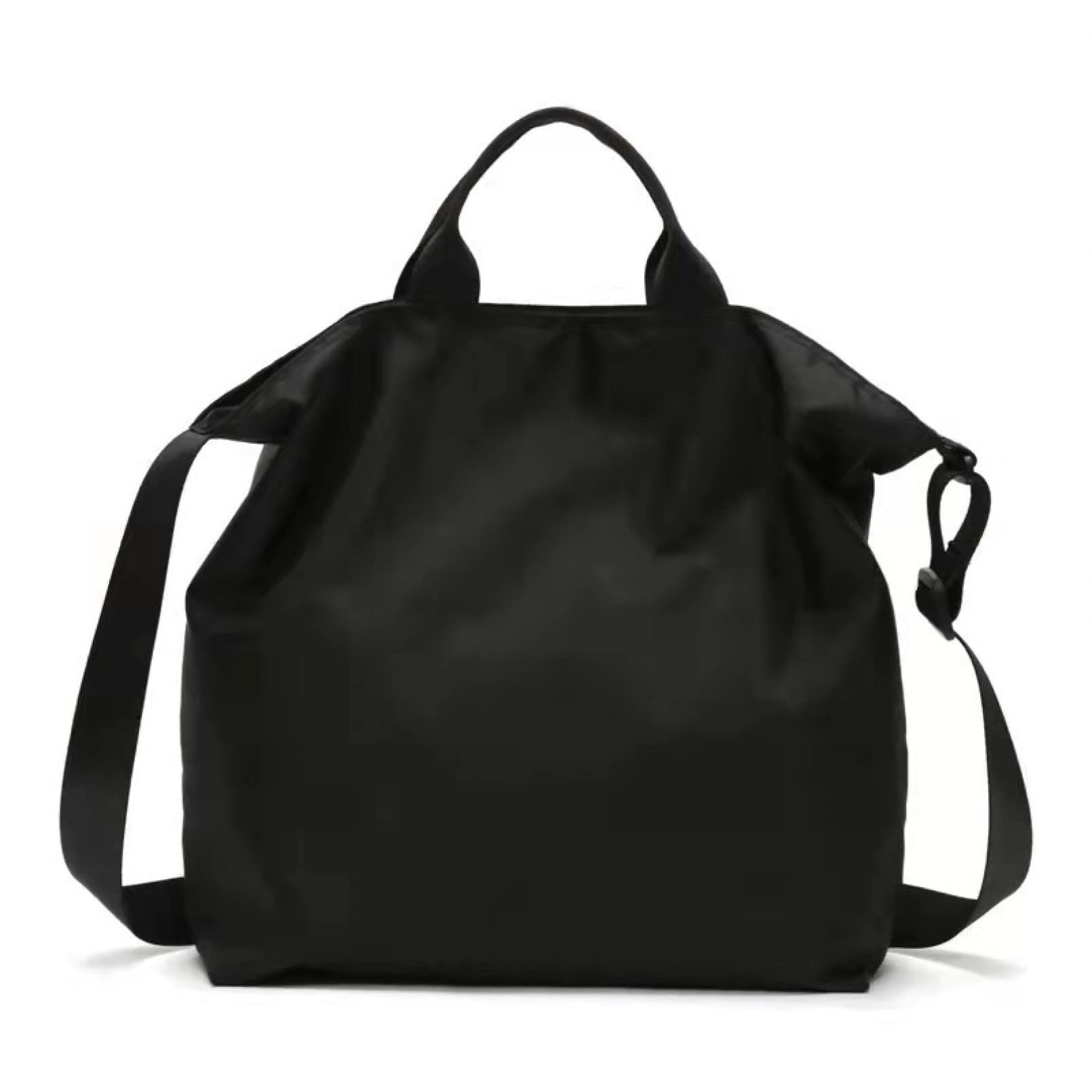 BAJIE Borsa donna Bolsa De Mão Feminina De Náilon, Bolsa De Alta Qualidade De Cor Sólida, Fitness, Casual, De Ombro Para Viagem, Bolsa Tote Femin, Nero