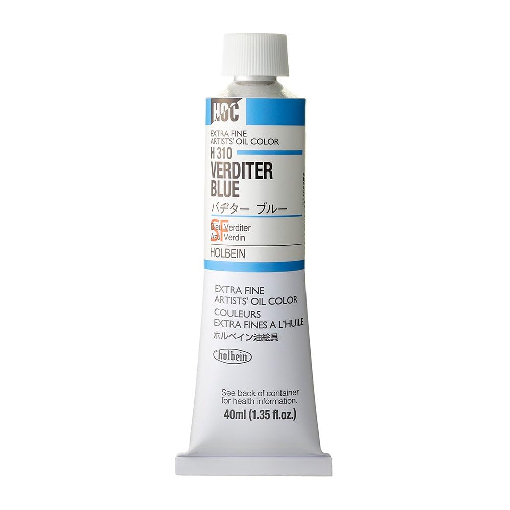 Holbein Blue Oil Color Verditer 40 Ml Tube