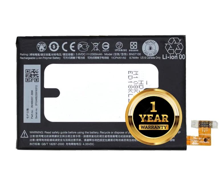 Image of Original BN07100 Battery Compatible with HTC 1 M7, 802D 802T 802W 801E 801N