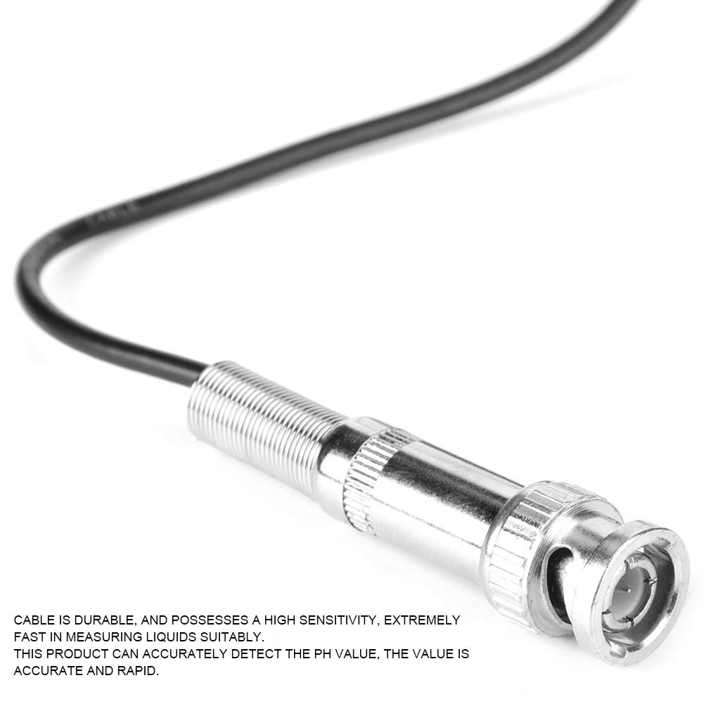 PRAV® Portable PH Electrode, PH Electrode Probe, Durable Easy to Calibrate, Industrial PH Electrode, for Controllers Water 4