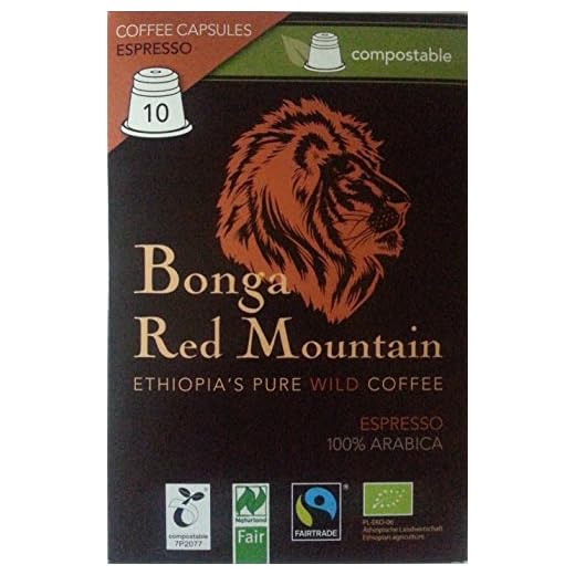 Bonga Red Mountain, Kapseln, Espresso, kompostierbar 1 x 55 gr