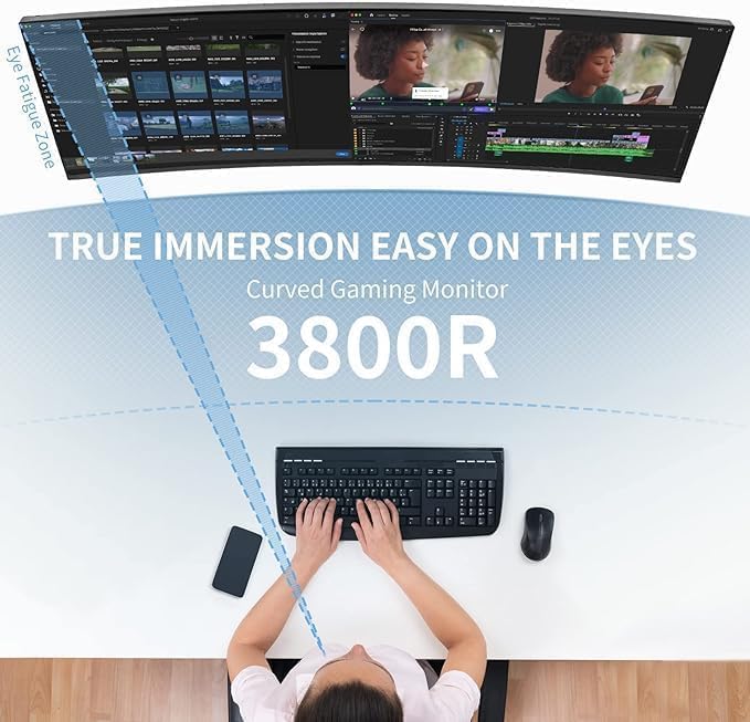 Amazon.com: AtomFun YOGAES 49 Inch Wide Dual QHD (5120x1440) IPS