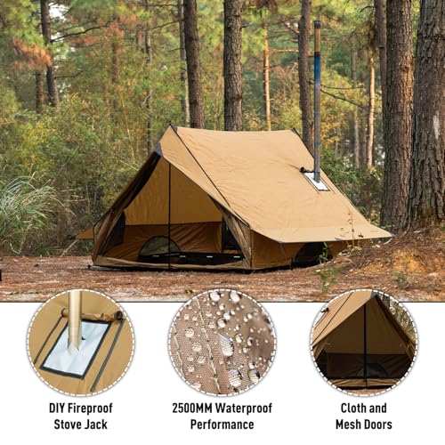 Carpa POMOLY CHALET 70 Pro para 2 personas impermeable miniatura 5