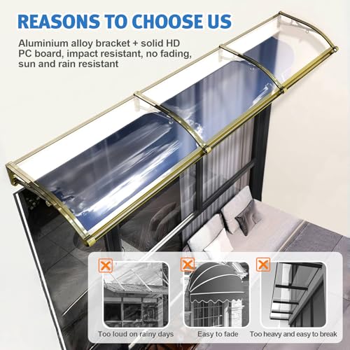 Windowawningdoorcanopyawningfordoorentrancepolycarbonatecoverawningsfordoorsuvrainsnowprotectiondoorawningsexteriorforporchpatiodeck Urban Country Home Decor Window awning door canopy awning for door entrance polycarbonate cover awnings for doors uvrainsnow protection door awnings exterior for porchpatiodeck urban country home decor