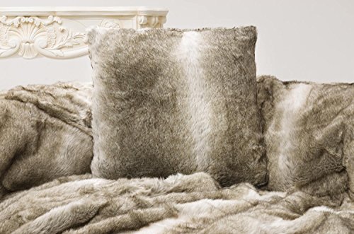 Wohnen & Accessoires GmbH & Co. KG Fellkissen 45x45 Bär grau und beige...