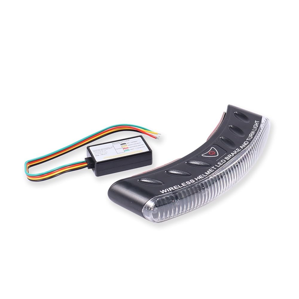 Indicateurs de Tournage de Moto Accessoires De Moto Sans Fil Universel De Frein Clignotant Voyant D'avertissement Lampe De Casque