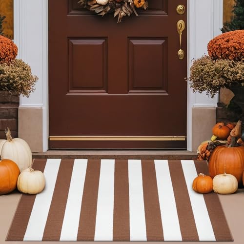 Duraaamo Thanksgiving Outdoor Rugs Front Porch...