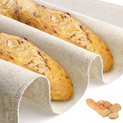 RZXBB Lot De 2 Moules à Pain Silicone Mini Baguettes Anti-Adhésives - Pour Pâtisserie Et Petits Pains