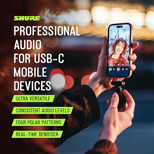 Shure MV88 USB-C Microphone for Mobile Recording - Black - image 2