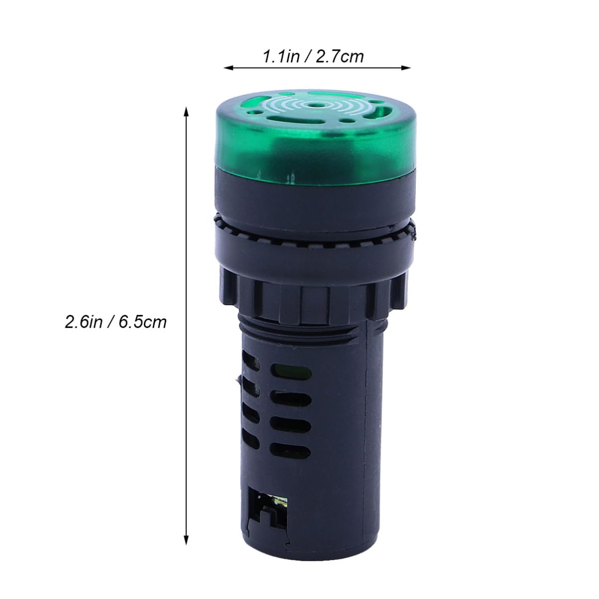 Cabilock 24v Small Led Signal Lamp Buzzer Alarm Indicator Lamp Signal Light Safe Use