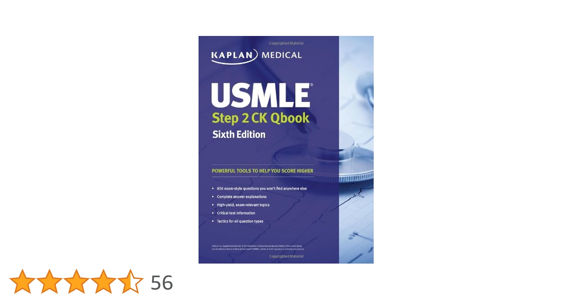 語学+参考書 USMLE Step 2 CK QBook (USMLE Prep) USMLE Step 2 CK Qbook by Kaplan Test Prep | Goodreads