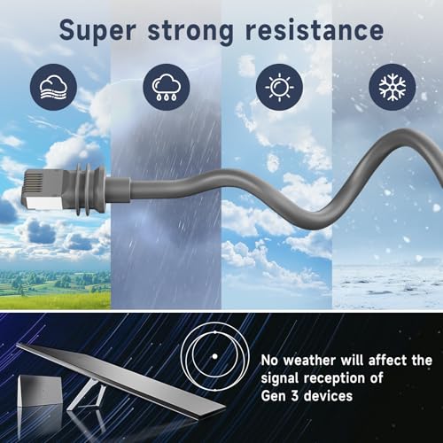 Miniatura 5 de Hydood Starlik Gen 3 - Cable De Extensión Impermeable Para Starlik Standard V3, Cable V3 Para Generation 3 10m