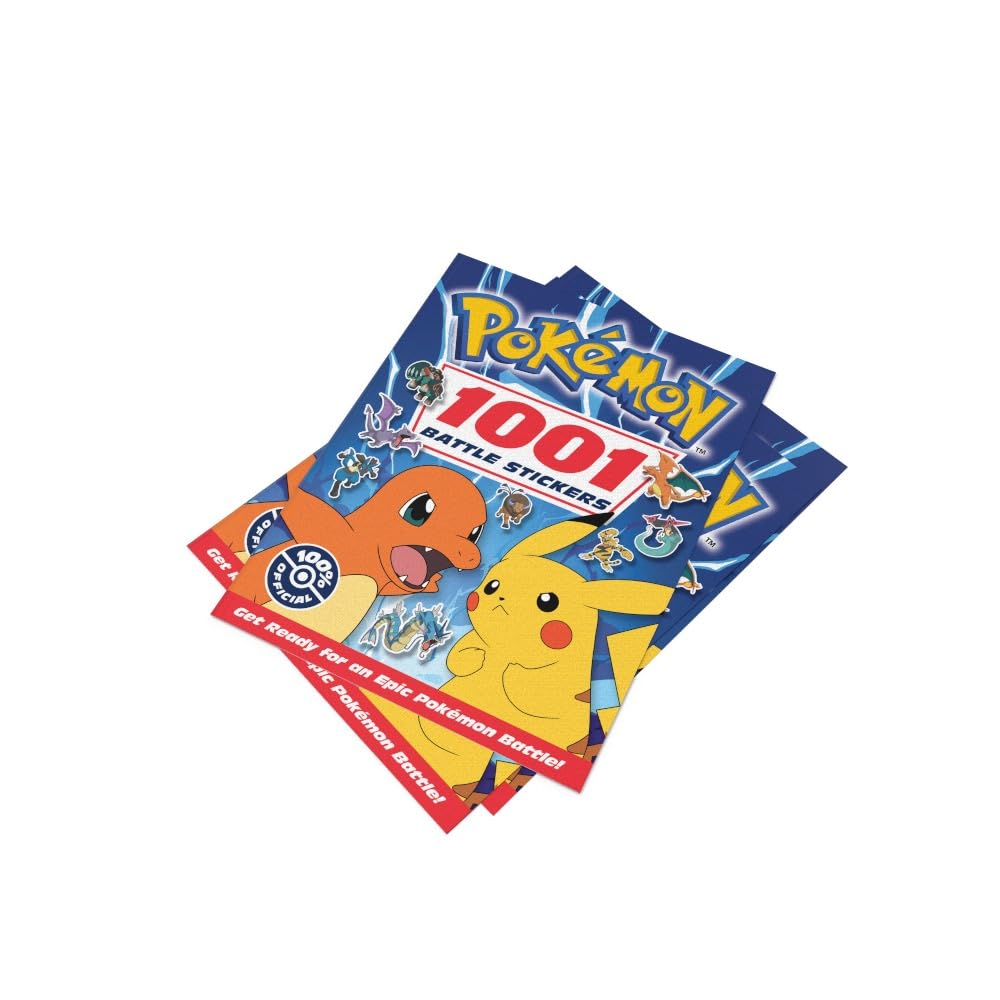 Pokémon: 1001 Battle Stickers: The ultimate Pokémon sticker activity book for fans of all ages.