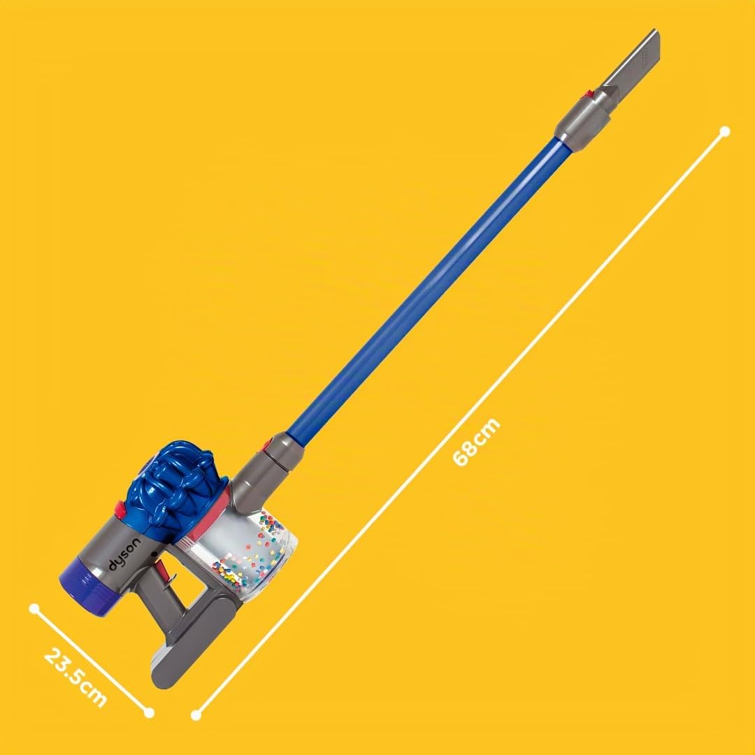 Casdon Dyson aspirapolvere senza filo | Aspirapolvere Dyson giocattolo interattivo ufficialmente autorizzato per bambini da 3 anni in su | Giochi di ruolo realistici e divertenti!