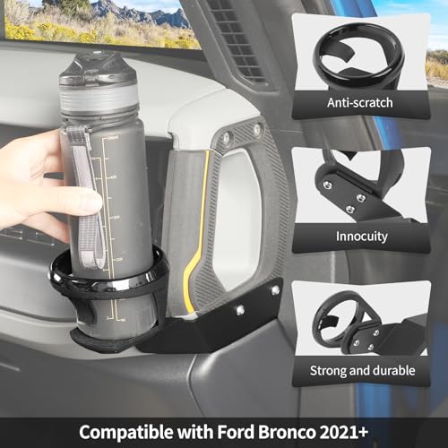 Portavasos para Ford Bronco 2021-2026 Lado Pasajero miniatura 6