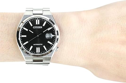 ￼【美品】シチズン CITIZEN NJ0150-81X 自動巻き メンズ シチズンコレクション ツヨサ グリーン NJ0150-81X メンズ