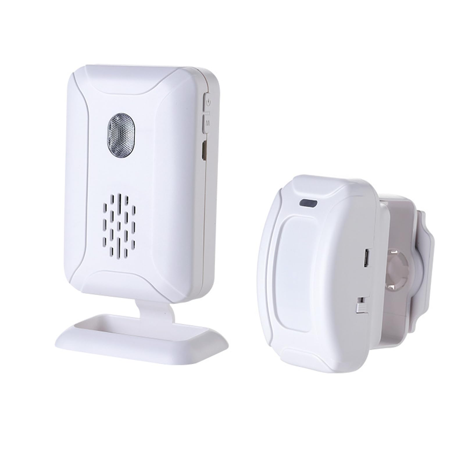 Indoor Motion Sensor Alarm with Siren, 280m Range, 36 Ringtones 4 Volume Levels up to 113dB, Battery/USB Powered for Home, Shop, Garage, Shed Security (1 Sensor & 1 Receiver)