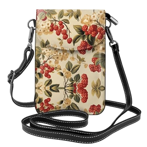 Vintage Mulberry Flowers Small Crossbody Bags for Women Travel...