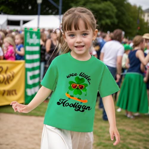 Kids Funny St Patrick's Day Tshirt Boys T-Shirt Clothes Girls St Patricks Lucky Tees Outfit 2-8 Years3