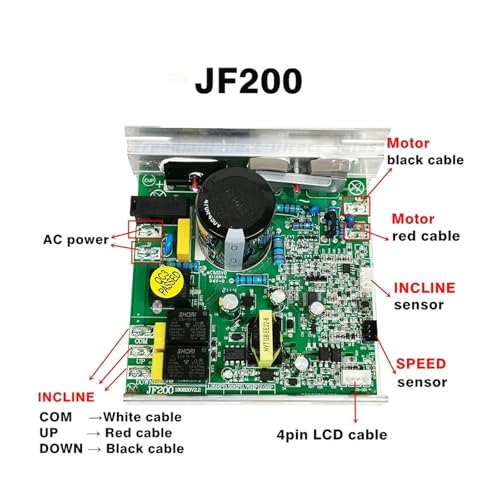Placa de motor JF200 BL656AS para cinta de correr MKS de 3 pines DTPB10-P 3