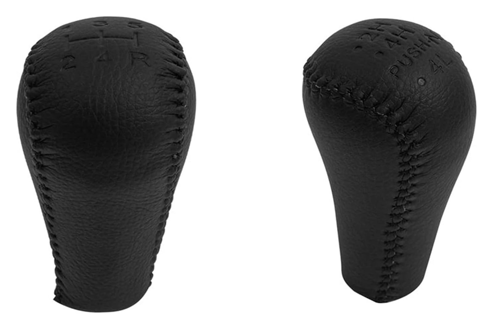 Gxsai Black 2Pcs Car Gear Lever For Nissan For Patrol Gu Y61 Gear Shift Knob Gaiter Lever Shiter Head Manual Transmission(Black 2Pcs)