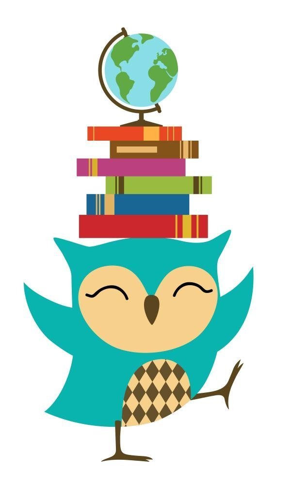 Amazon.com: Wallmonkeys WM75990 Owl with Stack of Books Peel and