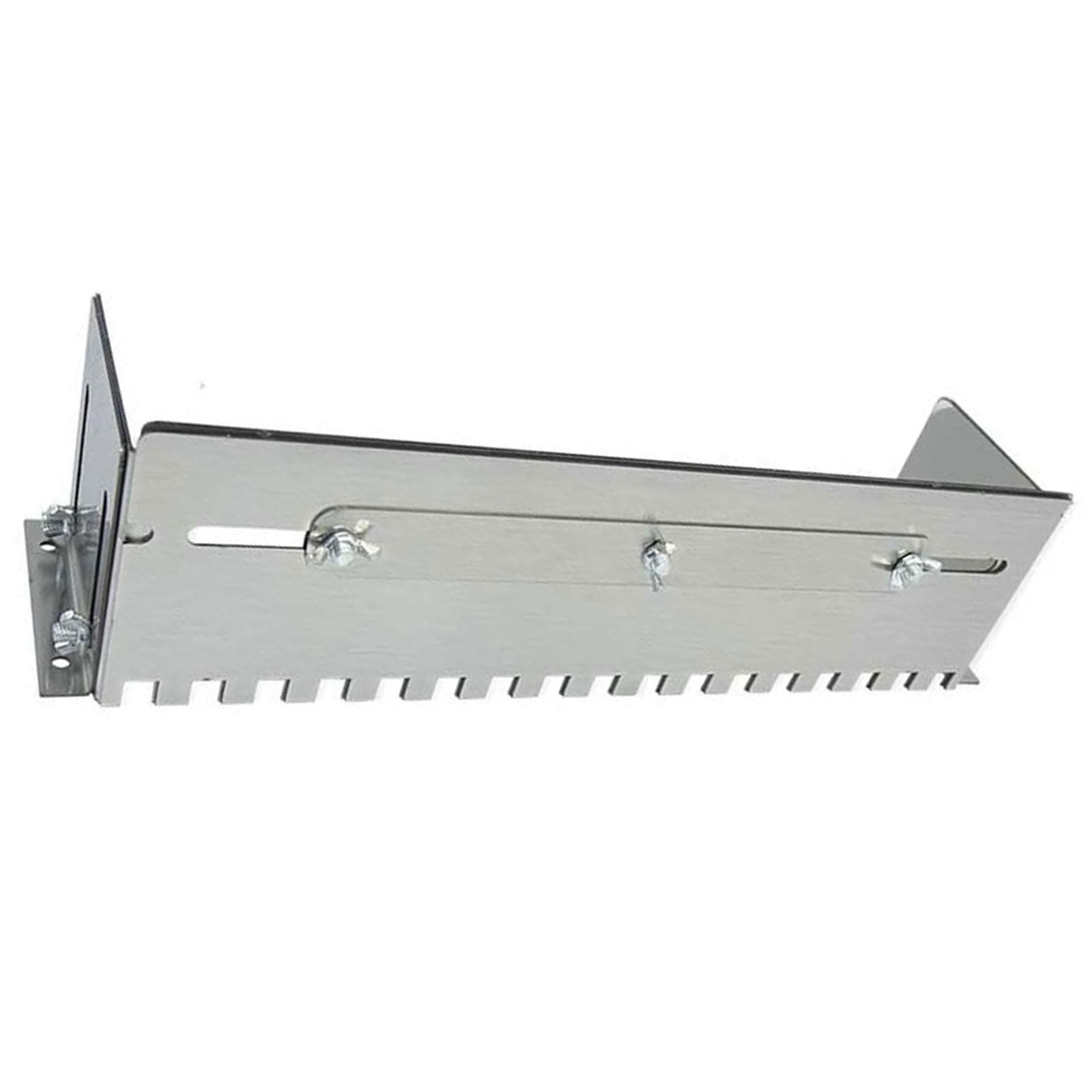 Hardness 201 Stainless Steel Adjustable Notched Trowel for Professional Tiles Adhesive Application and Construction Smooth Border Trowel