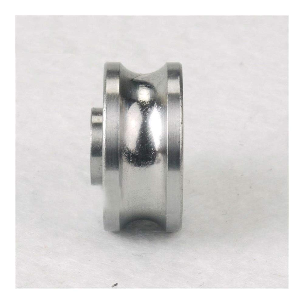Prodotti for la Trasmissione di Potenza Rulli di Scorrimento in Acciaio Cromato SG66 con scanalatura ad Arco Gotico Cuscinetti for Macchine da Ricamo SG66RS Cuscinetti a Sfere SG66-2RS