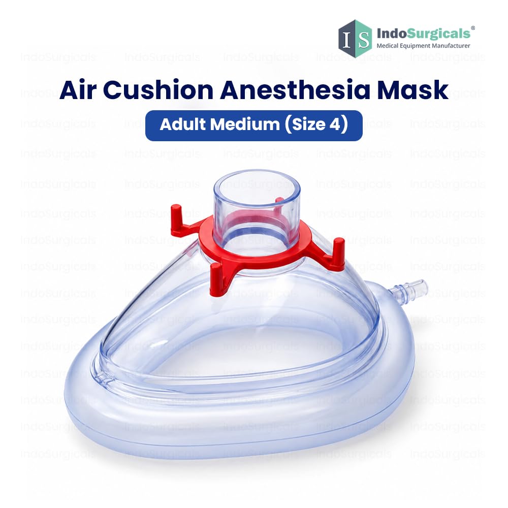 IS IndoSurgicals Air Cushion Face Mask, Air Cushioned Anesthesia Face Mask (Adult Medium) 1