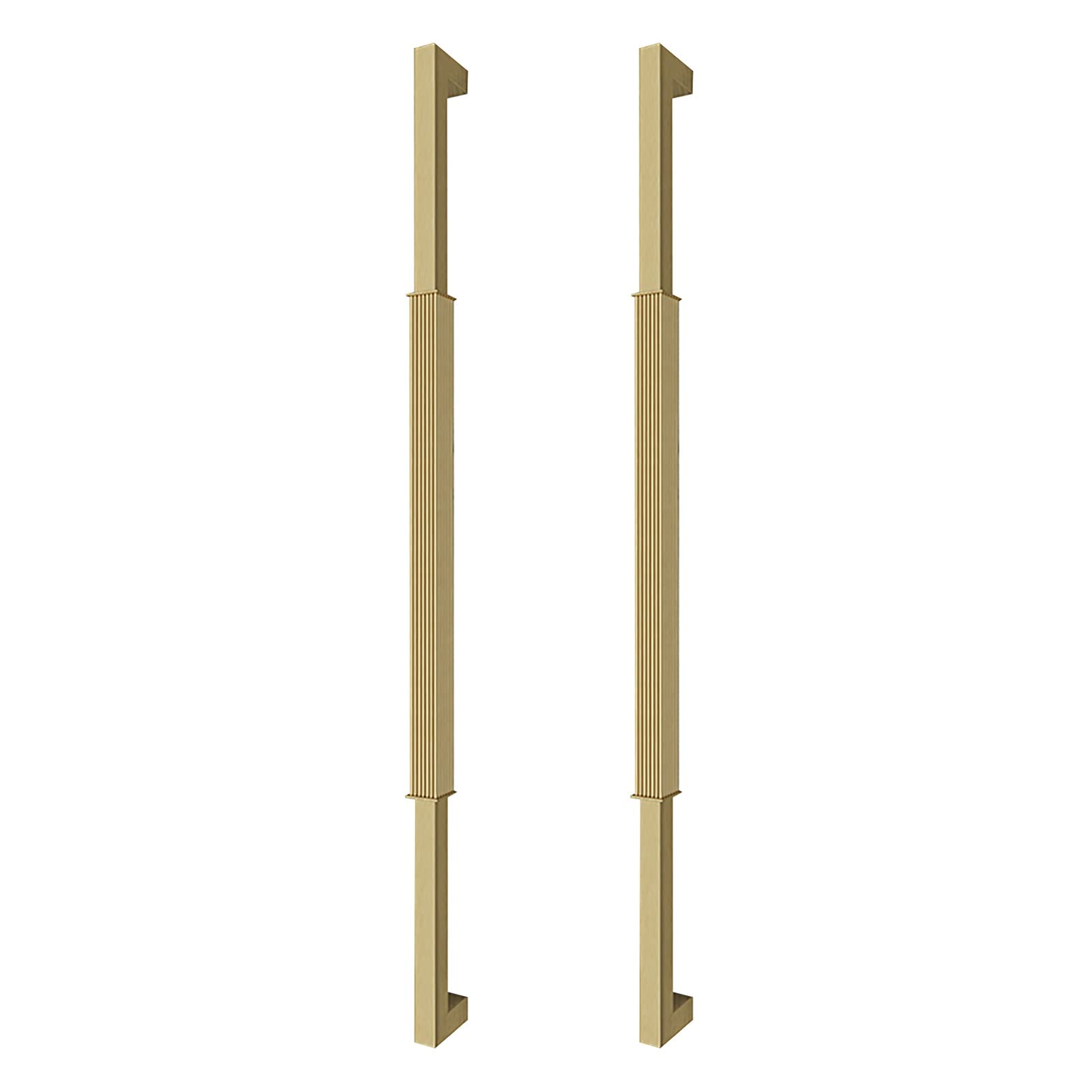 ADGCFKOP Shower Door Handle, Door Handle Heavy Duty Entry Door Handle,Garden Gate Pocket Doors Rv Door Knob Solid Conservatory Commercial Door Hardware Set(Gold,80cm/31.5inch)