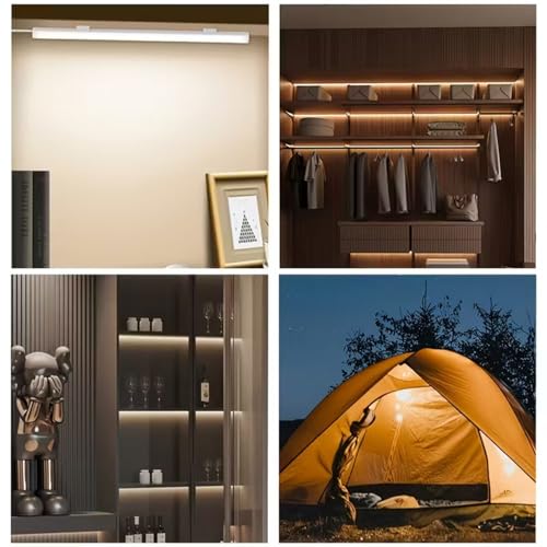Image of GITGRNTH USB Powered Under Counter LED Light Strip Color Modes, Adjustable Color with Remote & Dimming Control Brightness Plug 10 Level Brightness, 7W Ideal for Kitchen, Closet, or Workspace