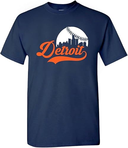 Ropa de hombre Cityscape Skyline para los fanáticos del béisbol