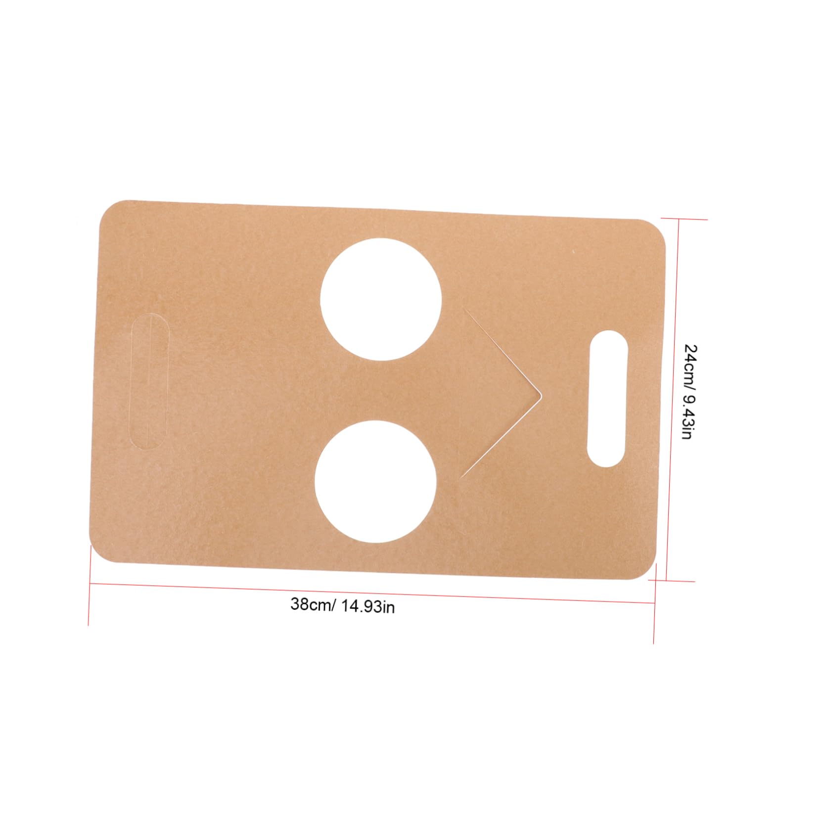 DECHOUS 50Pcs Takeout Drink Carrier Paper Beverage Holder for Cups Convenient Cup Holder for Coffee Tea Juice Lightweight and Portable Design