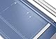 Dahle 554 Papierschneider (bis DIN A2, 20 Blatt Schneidleistung, 2 mm Schnitthöhe) blau