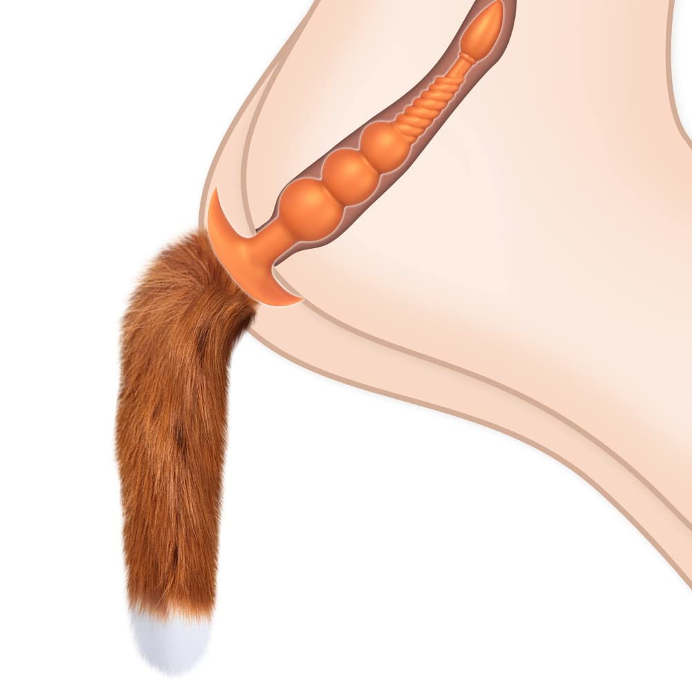 Anal Butt Plug mit Abnehmbarer Fuchsschwanz Extra Lnger Foxtail Anal Kette  Sexspielzeug Flssiges Silikon Anal Plugs Analkugeln fr Mnner Frauen  Paare Cosplay Anal Trainer Erotik BDSM (M) : Amazon.de: Drogerie &  Krperpflege