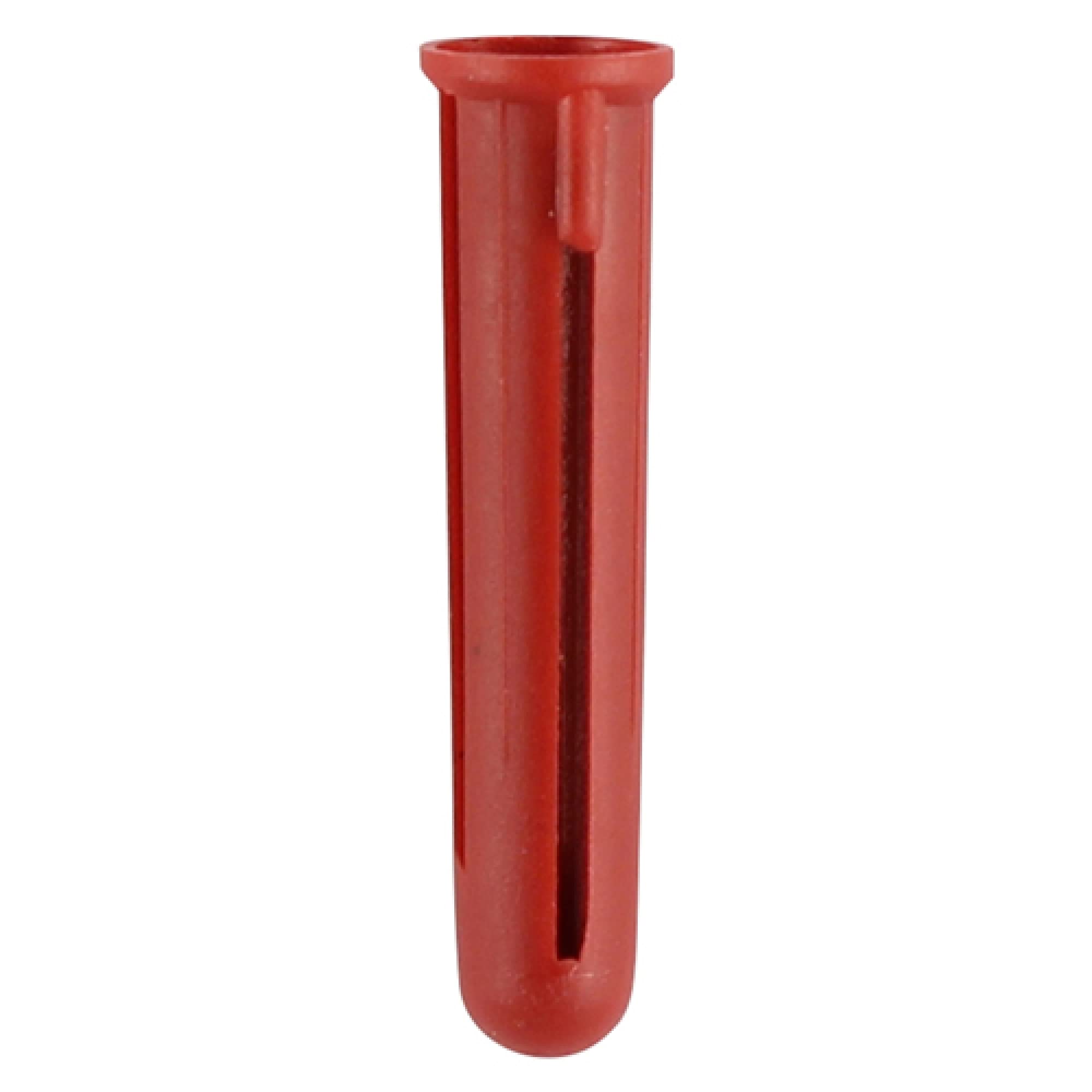 Bolt Base Red No 6-8/3.5-4Mm Wall Plugs Brick Stone Concrete Expansion Plug (10 Pack)
