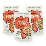 Yolélé Fonio - High Protein - Gluten-Free - Fast Cooking - Vegan - African Ancient Grain - Premium Quality - 3 x 10oz (30oz)