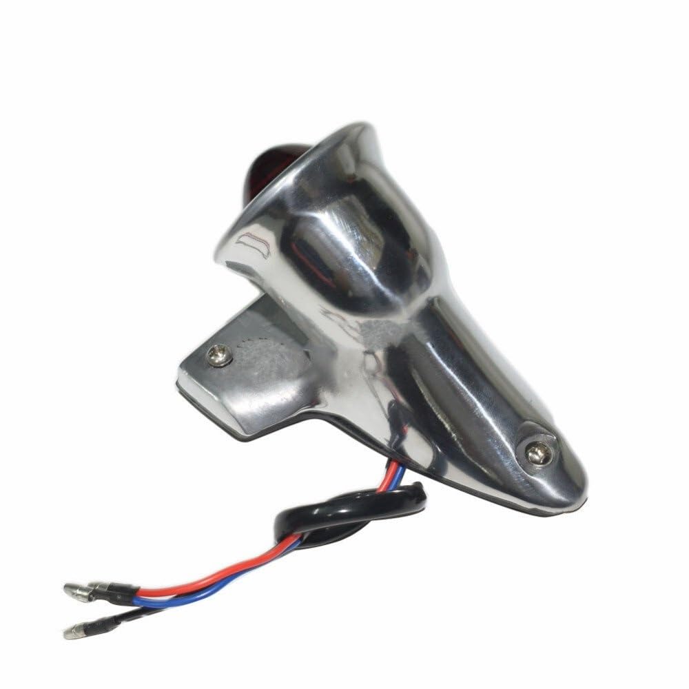 Pasuje do Cafe Racer Chopper Bobber motocykl czerwony tylny tylny hamulec lampa światła stopu Retro tylne światło tylne światło hamowania
