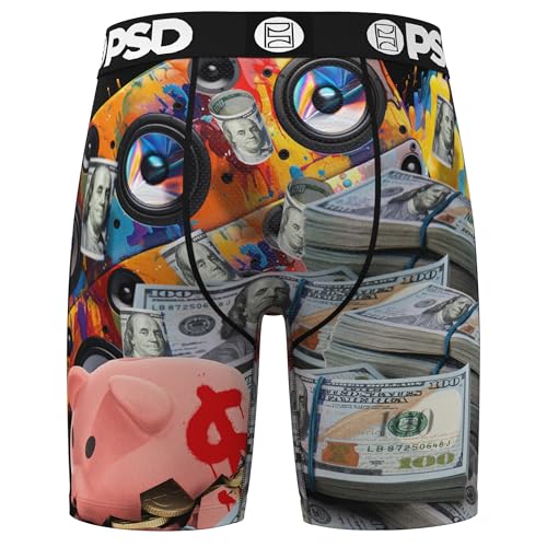 PSD Men's Sound Spending Boxer Brief, Multi, L4
